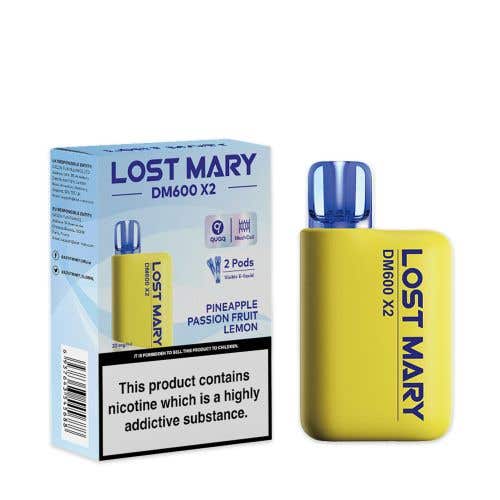 Lost Mary DM600 X2 Disposable Vape Box of 10