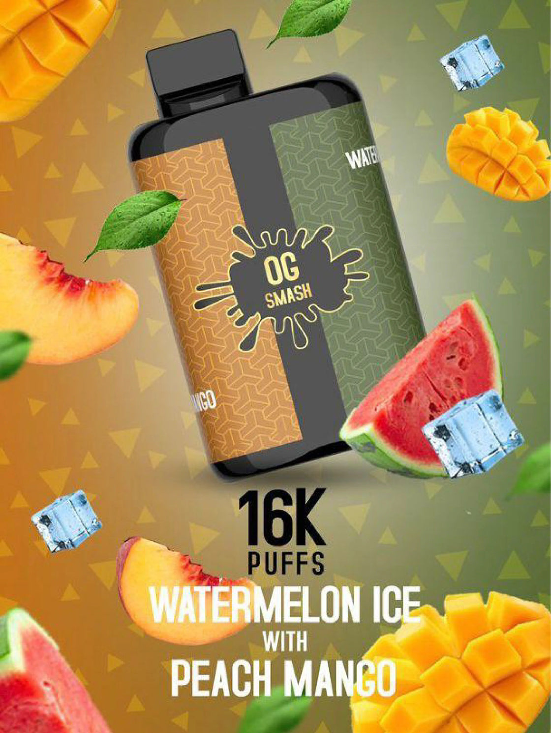 OG Smash Duo 16000 Puffs-Watermelon Ice / Peach Mango