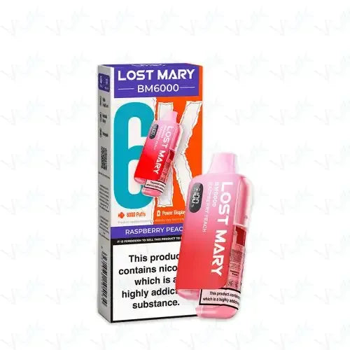 Lost Mary Bm6000 raspberry peach