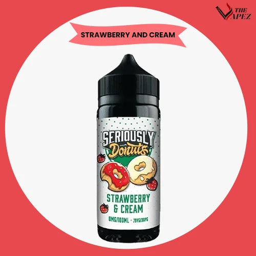 Seriously Donuts 100ml-Strawberry & Cream