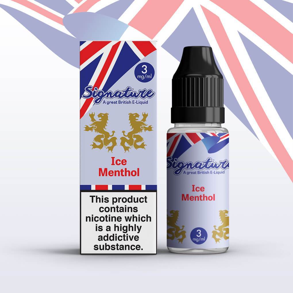 Signature - Ice Menthol - 10ml E-liquids (Pack of 10)