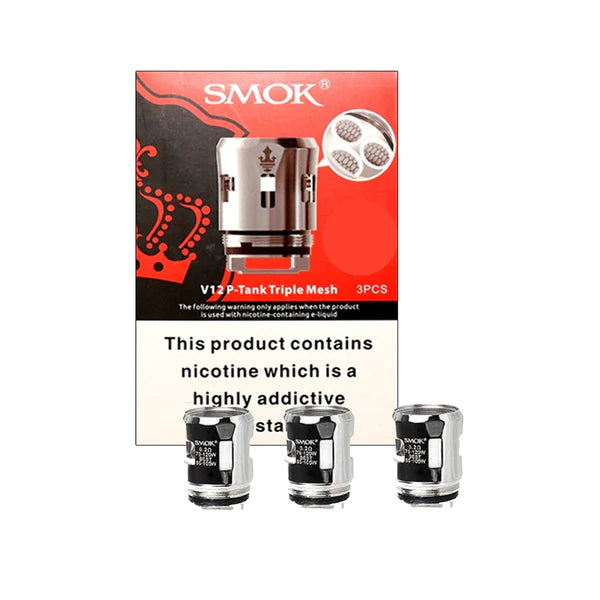 Smok V12 Prince P-Tank Dual Mesh Coils - Pack of 3