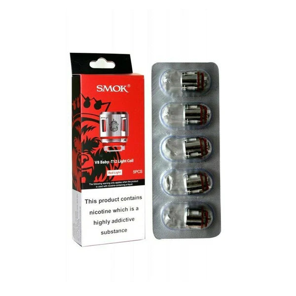 SMOK V8 Baby-T12 Light Coils - Pack of 5