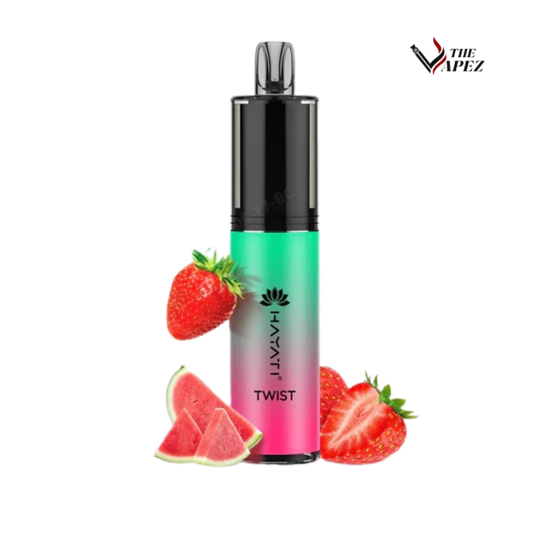 Hayati Twist 5000 Puffs Disposable Vape Pod Kit Strawberry Watermelon 