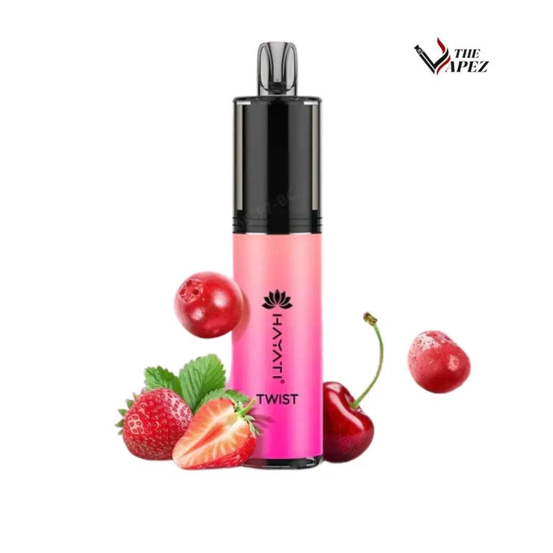 Hayati Twist 5000 Puffs Disposable Vape Pod Kit  Strawberry Cranberry Cherry