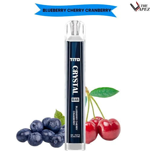 Tito Crystal Bar 600 Puffs-Blueberry Cherry Cranberry