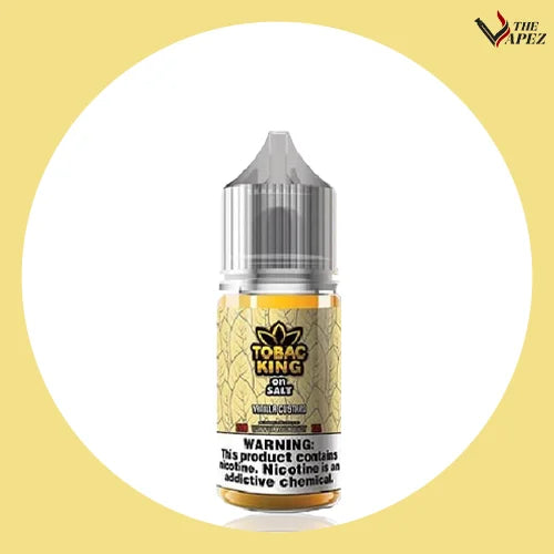 Tobac King 10ML Nic Salt-Custard Vanilla