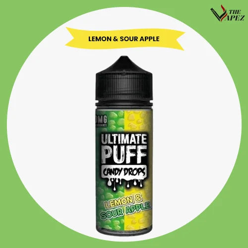 Ultimate Puff Candy Drops 100ml-Lemon & Sour Apple