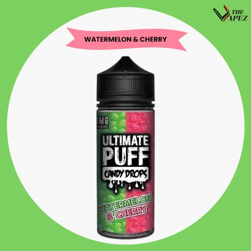 Ultimate Puff Candy Drops 100ml-Watermelon & Cherry