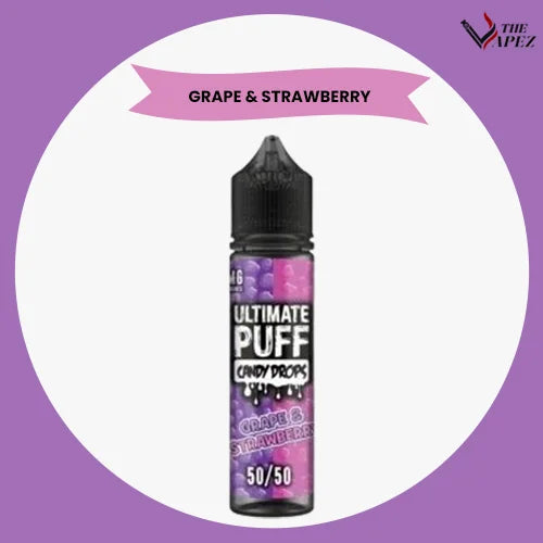 Ultimate Puff Candy Drops 50ml-Grape & Strawberry