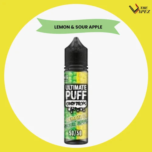 Ultimate Puff Candy Drops 50ml-Lemon & Sour Apple