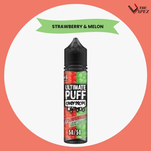 Ultimate Puff Candy Drops 50ml-Strawberry & Melon