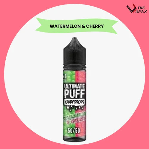 Ultimate Puff Candy Drops 50ml-Watermelon & Cherry