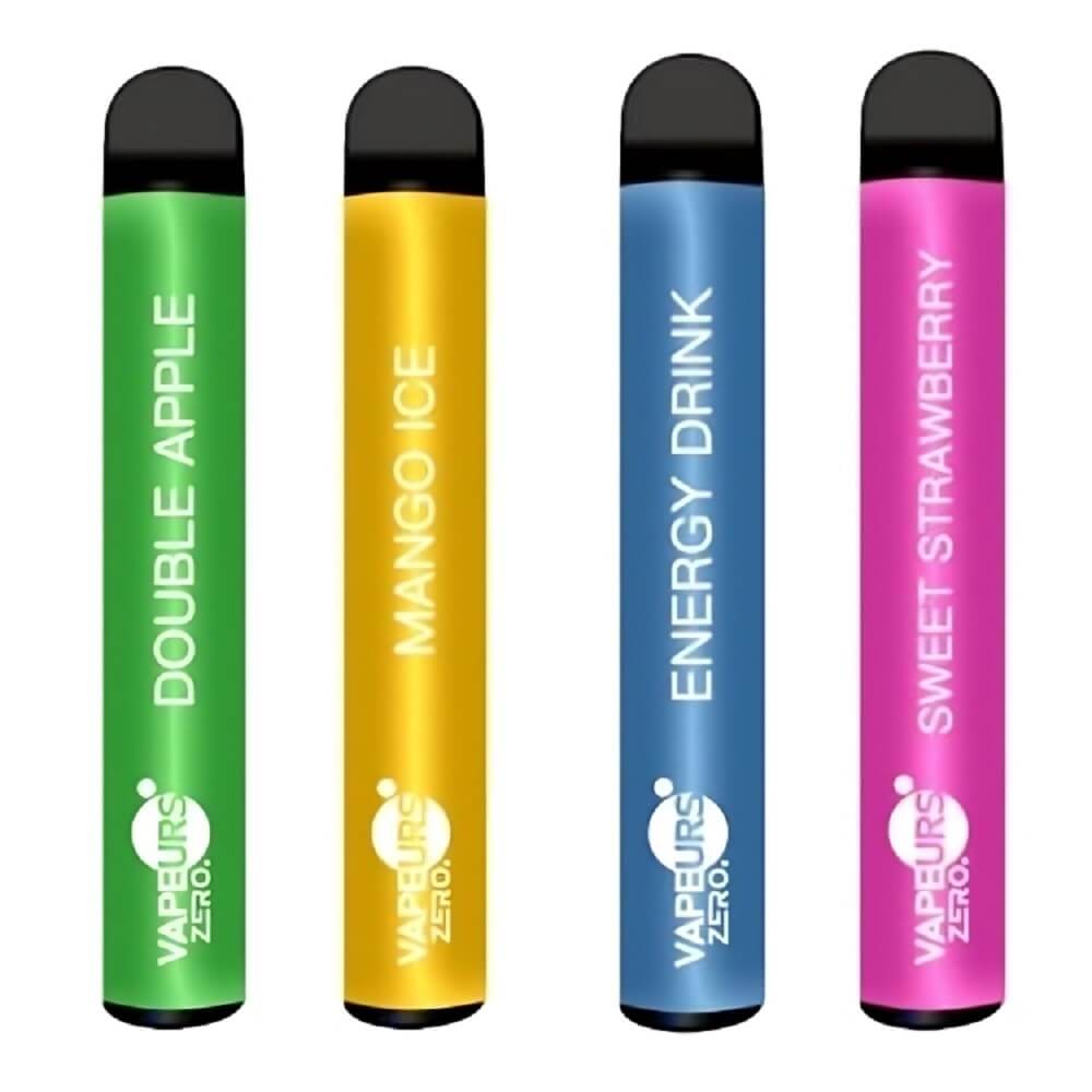 Vapeurs 600 Puffs Disposable Vape Pod (Pack of 10)