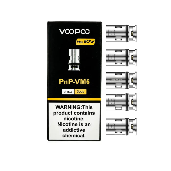 VooPoo PnP Mesh Replacement Coils - Pack of 5