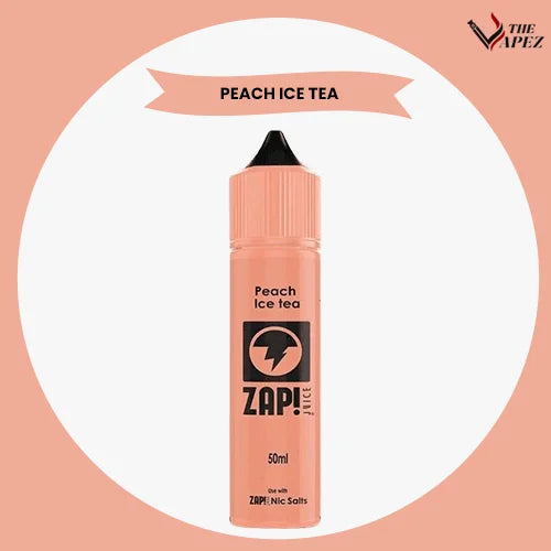 Zap Juice 50ml-Peach Ice Tea